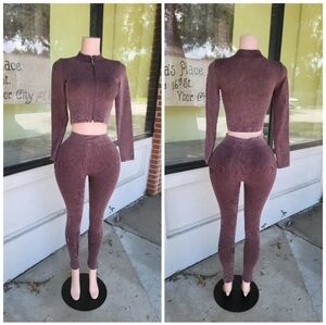 Amal Two-piece Set-Brown